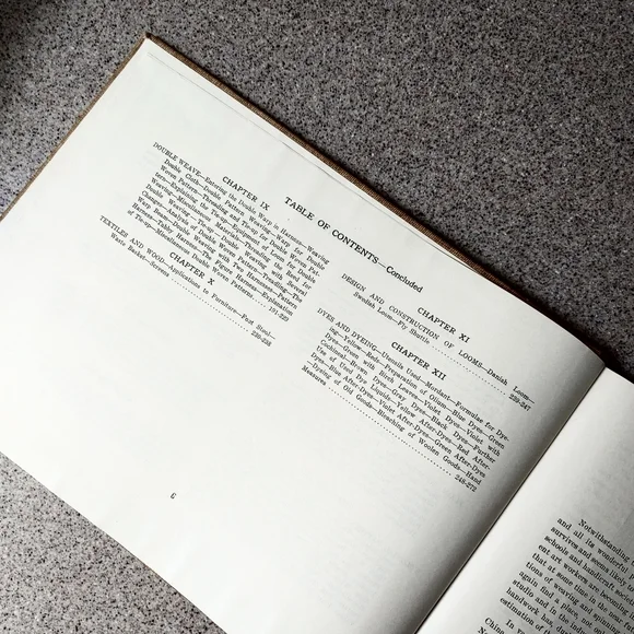 Vintage Foot Power Loom Weaving Book - Picture 3 of 8